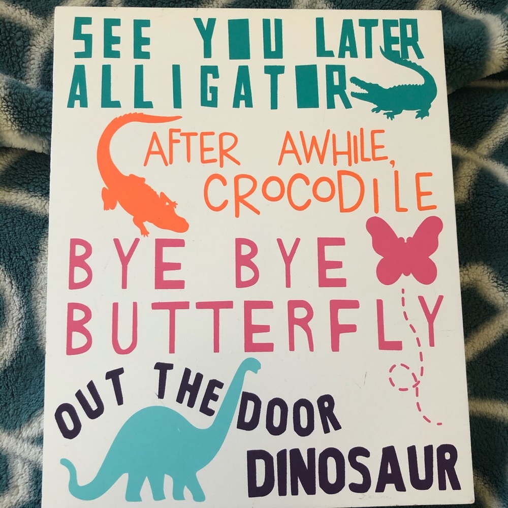 See You Later, Alligator Decor